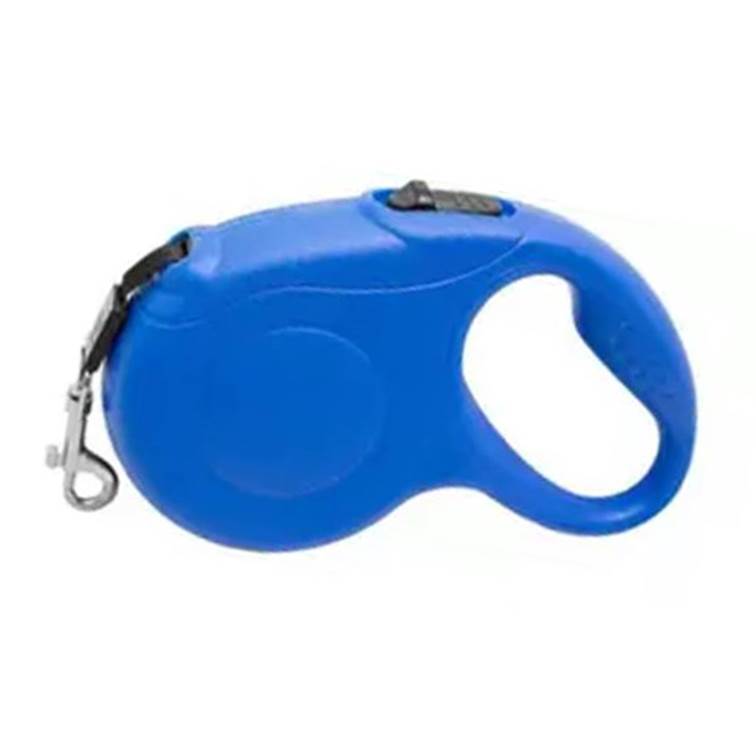 Guia Retrátil Premium Azul Pet Flex Até 18kg