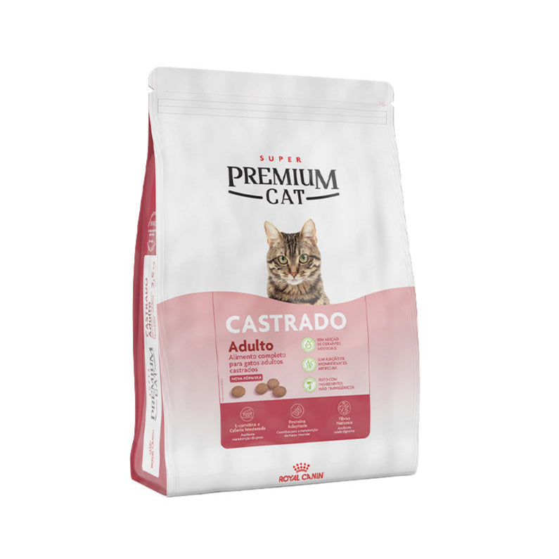 Ração Royal Canin Super Premium Cat para Gatos Adultos Castrados 7,5kg
