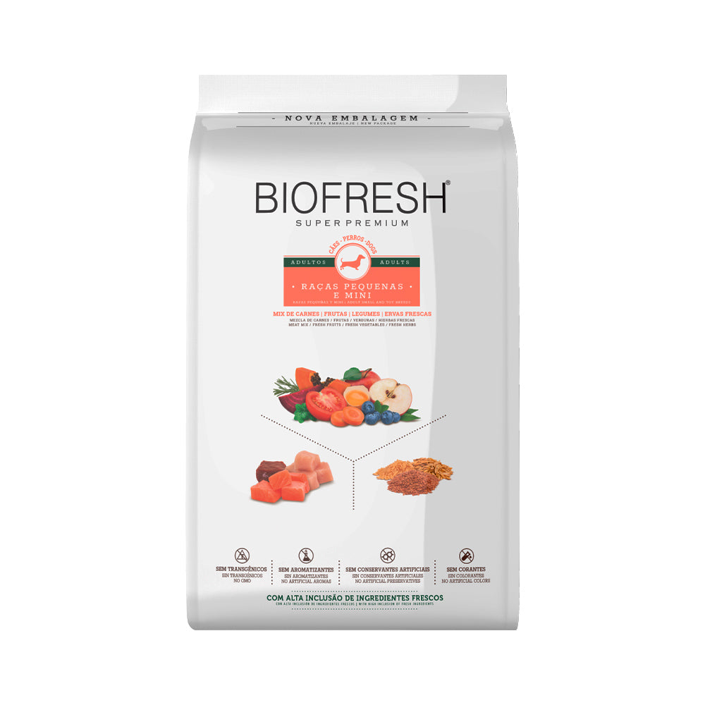 Ração Biofresh Cães Adultos Raças Pequenas e Mini 10,1kg