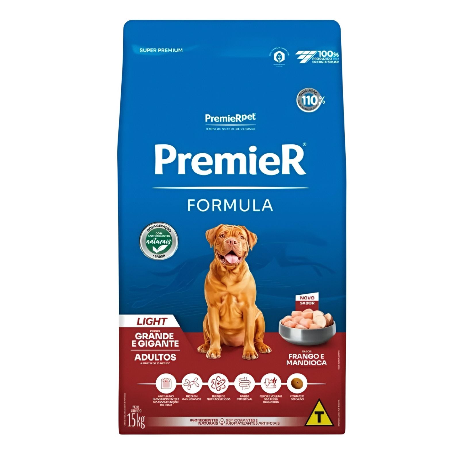 Ração Premier Fórmula Cão Adulto Light Raças Grandes 15kg