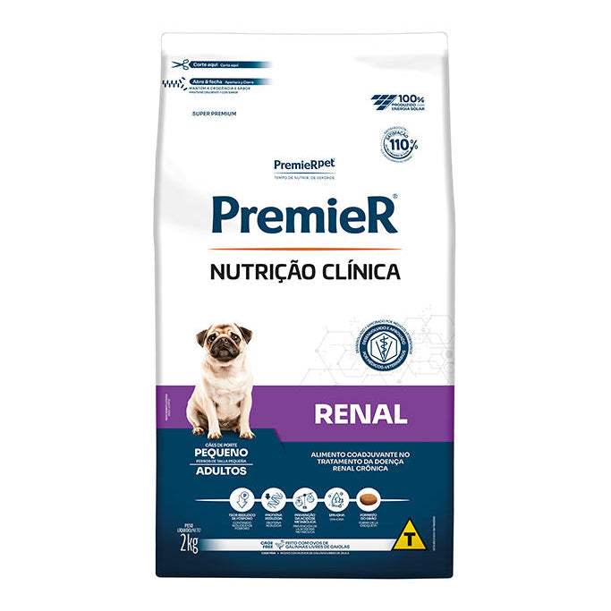 Ração Premier Nutrição Clínica Renal Cão Adulto Raças Pequenas 2kg
