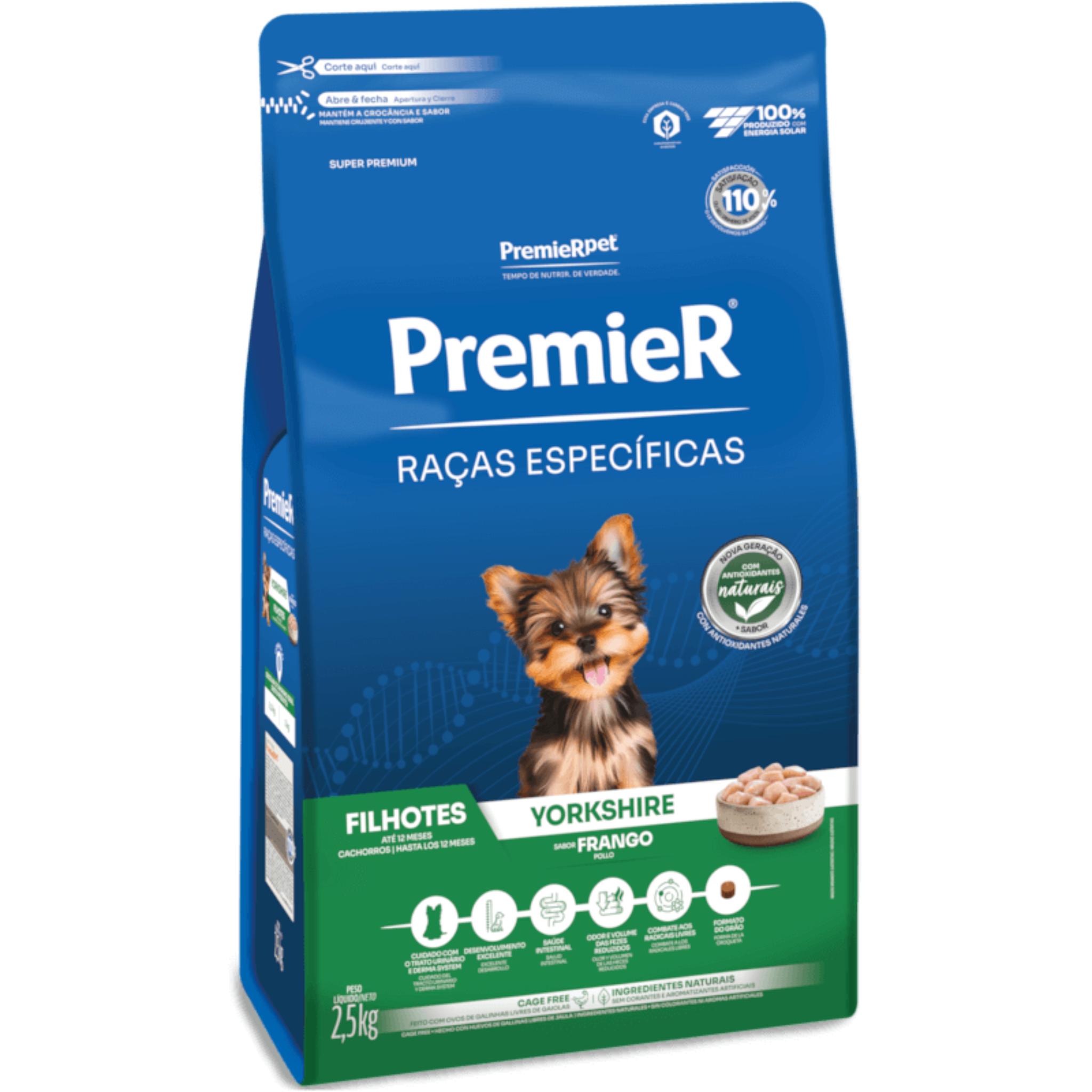 Ração Premier Raça Específica Yorkshire Filhote 2,5kg