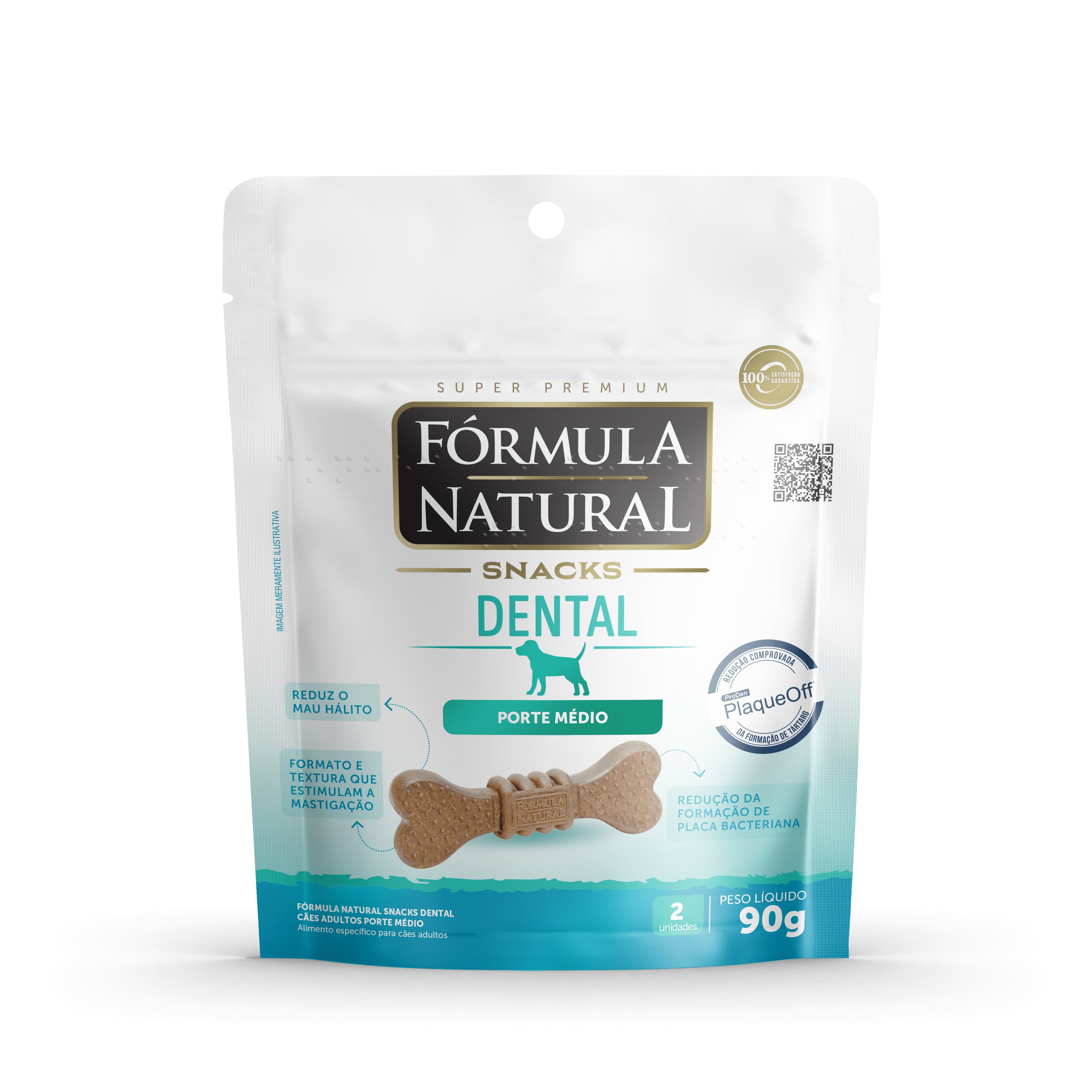 Snack para Cães Fórmula Natural Dental Porte Médio 90g