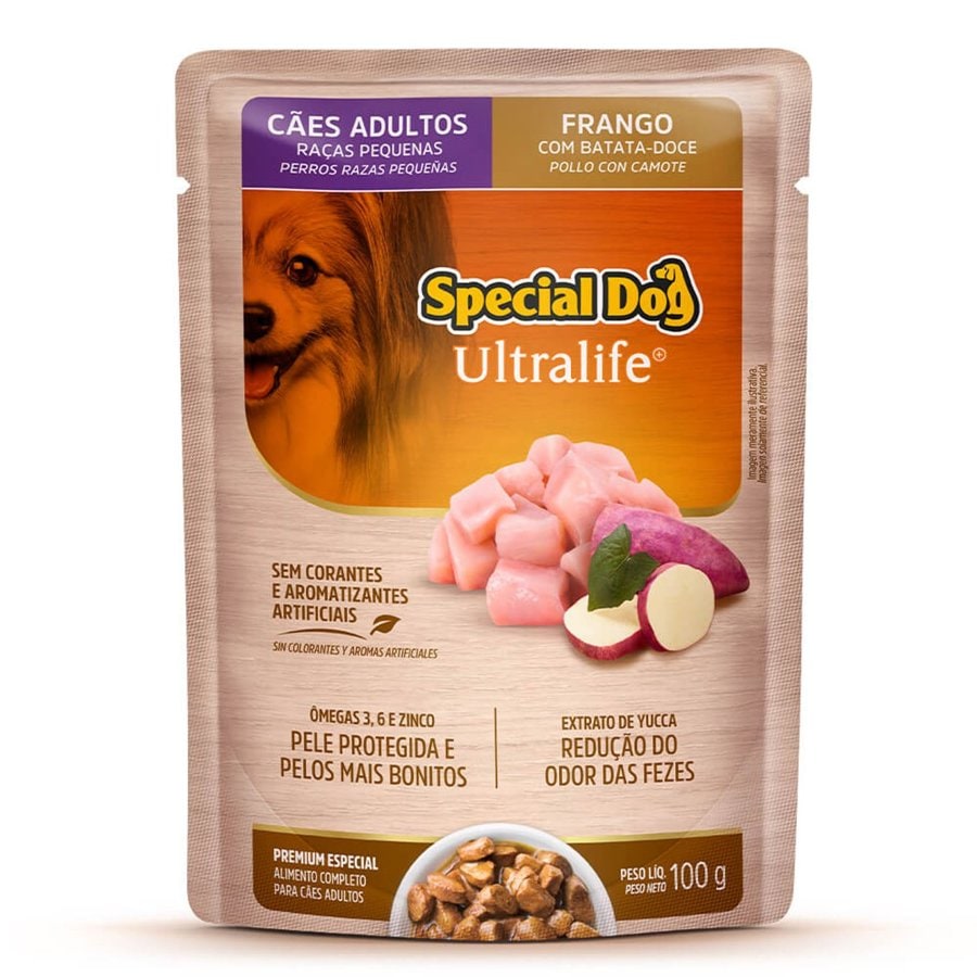 Alimento Úmido Special Dog Ultralife Cães Adultos Raças Pequenas Frango 100g