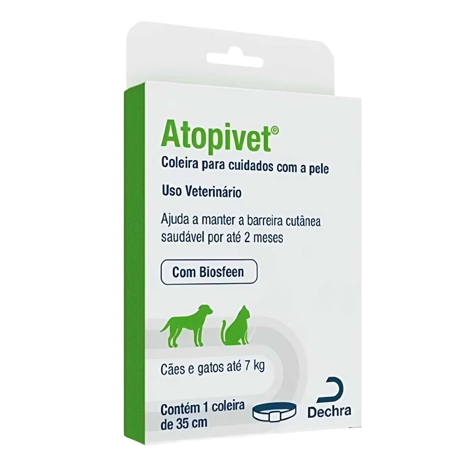 Coleira Dermatológica Atopivet para Cães e Gatos Dechra 35cm