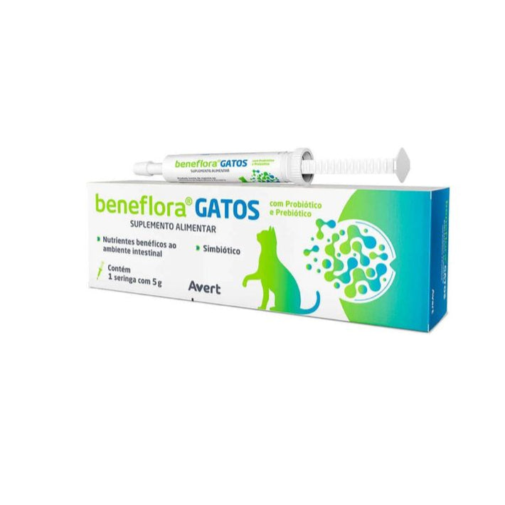 Suplemento Alimentar Beneflora VET para Gatos Pasta 5g