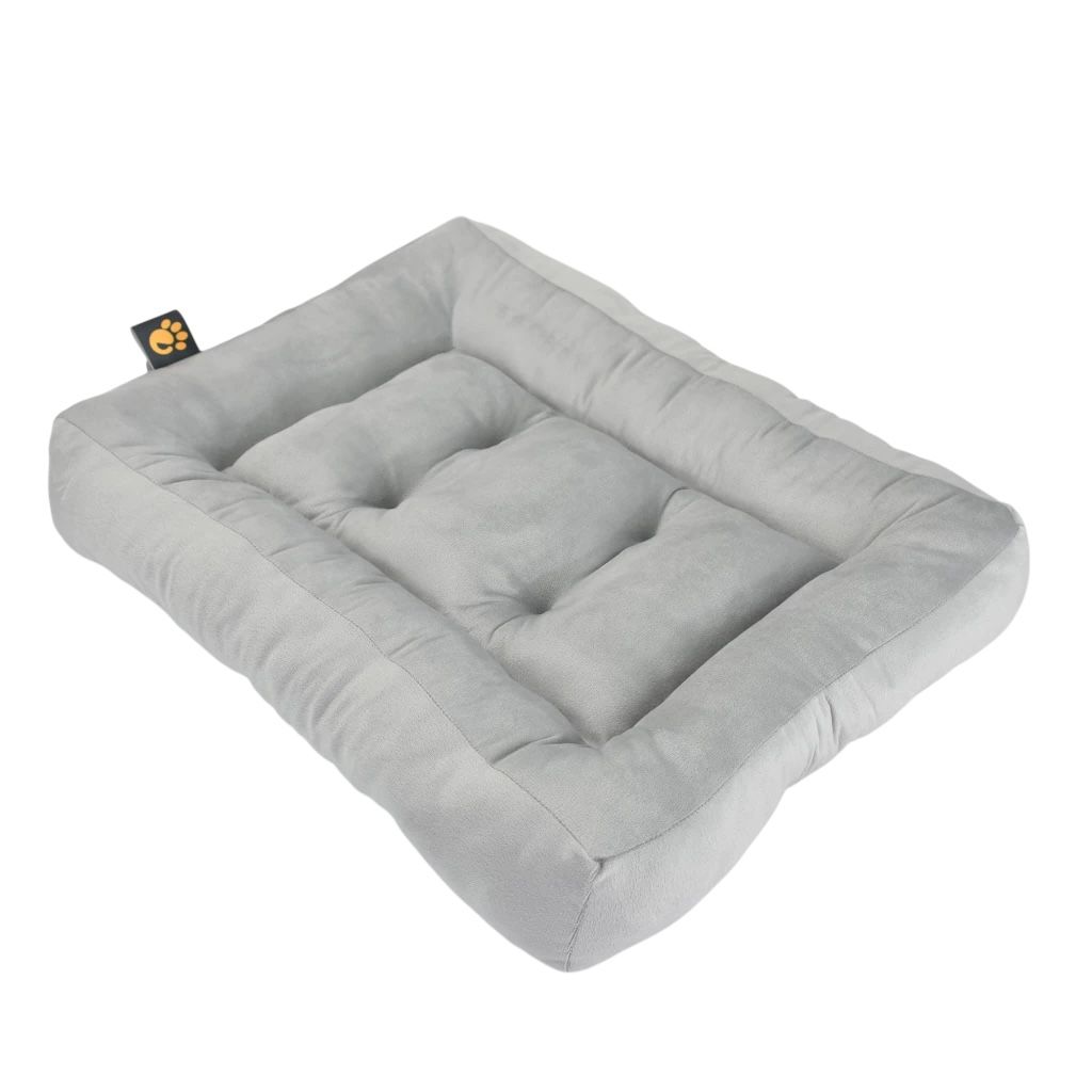 Cama para Cachorro Ferpa Pets Colchonete Quadrado Prata M