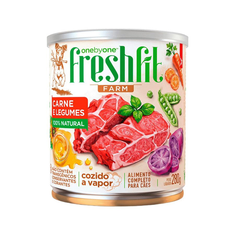 Alimento Úmido Natural para Cachorro Freshfit Farm Carne 280g