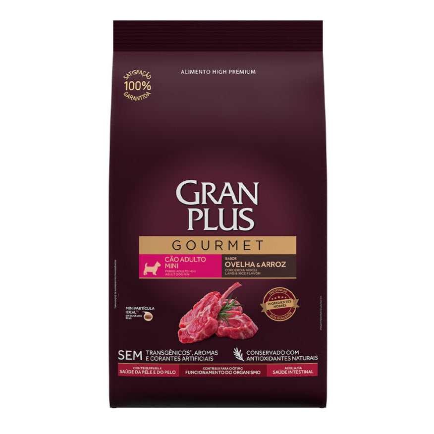 Ração GranPlus Gourmet Cães Adultos Ovelha e Arroz 15kg