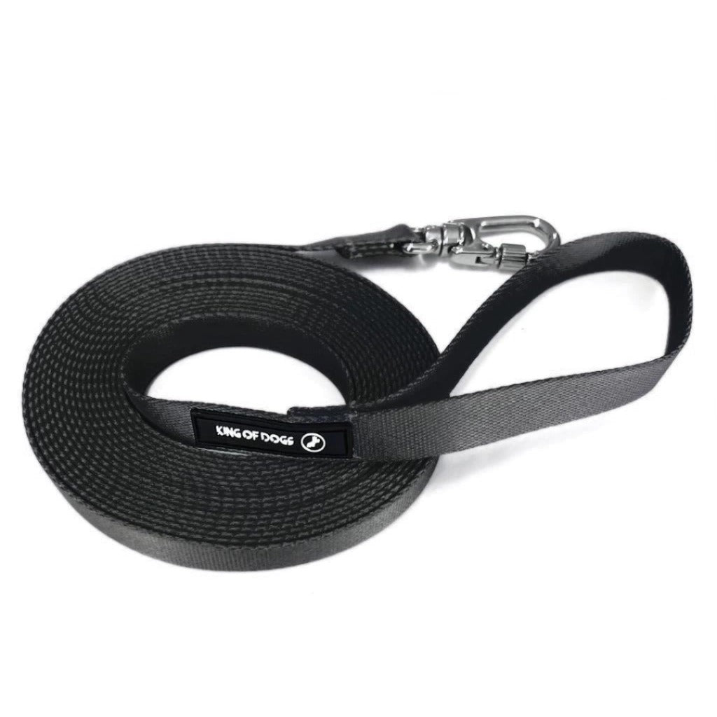 Guia Longa King Of Dogs Passeio Black G 2m