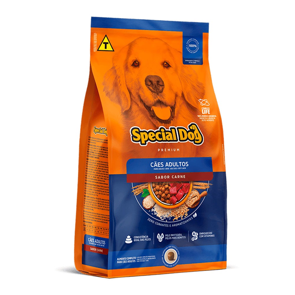 Ração Special Dog Premium Carne Cães Adultos 15kg