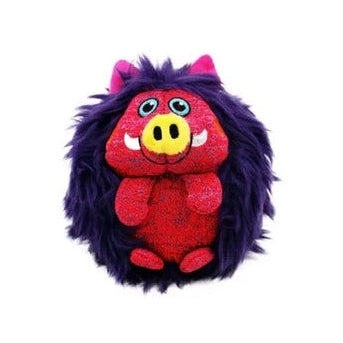 Brinquedo para Cachorro KONG Pelúcia Javali Zigwigz Warthog Médio