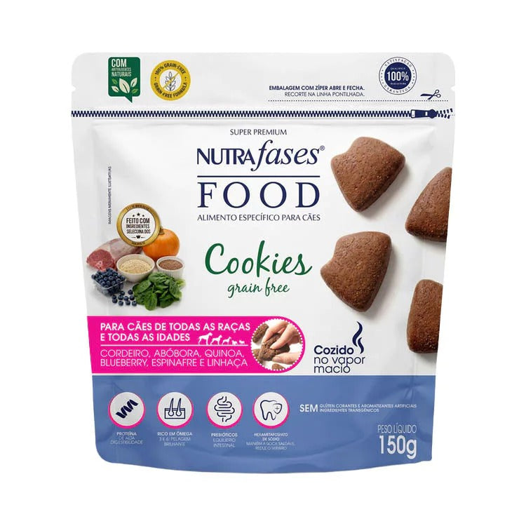 Petisco para Cachorros Nutrafases Cookies Grain Free 150g