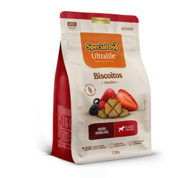 Biscoito Special Dog Ultralife Cães Filhotes Frutas Vermelhas 250g