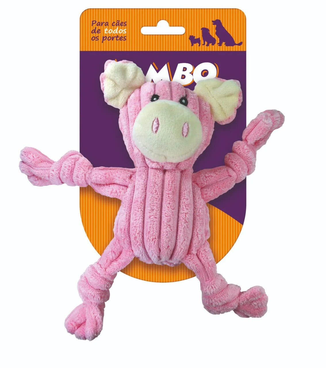Brinquedo Jambo Mordedor Pelúcia Mini Knot Pig