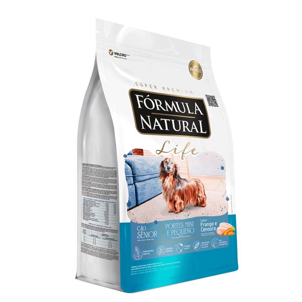 Ração Fórmula Natural Life Cães Sênior Raças Mini e Pequeno 10,1kg