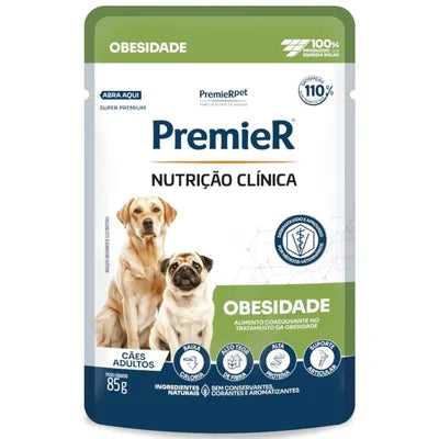 Alimento Úmido PremieR Nutrição Clínica Cães Obesidade 85g