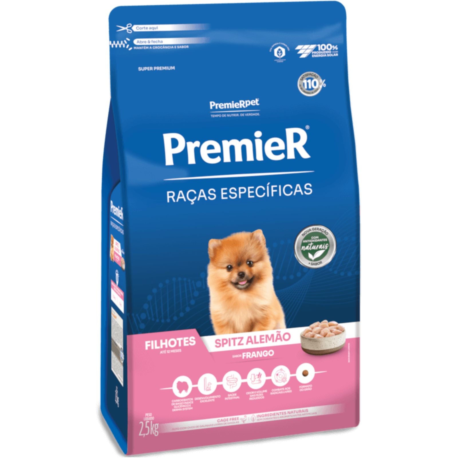 Ração Premier Raça Específica Spitz Alemão Filhote 2,5kg