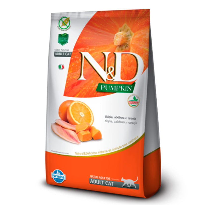 Ração N&D Pumpkin Gatos Adultos Tilápia 400g