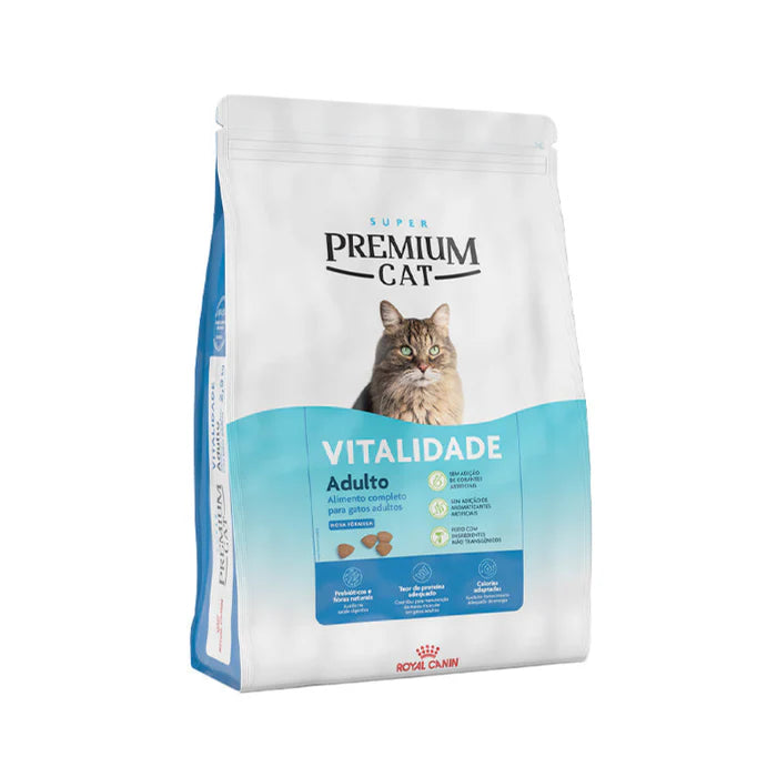Ração Royal Canin Super Premium Cat Vitalidade para Gatos Adultos 1kg