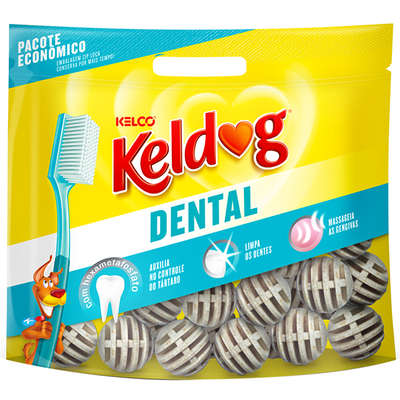 Petisco Keldog Dental Bio Fresh Bolinha para Cães 350g