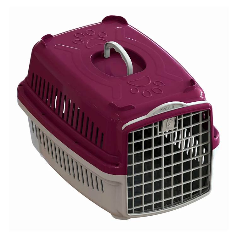 Caixa de Transporte MMA Pet Pata Forte Vinho n1