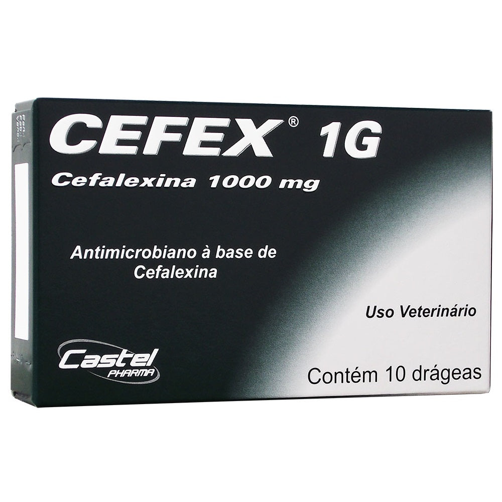 Cefex 1000mg CEPAV Antibiótico Cães