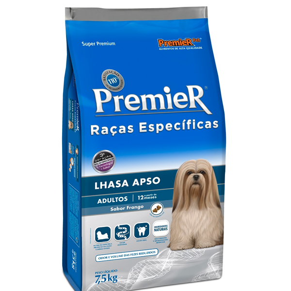Ração Premier Raça Específica Lhasa Apso Adulto 7,5kg