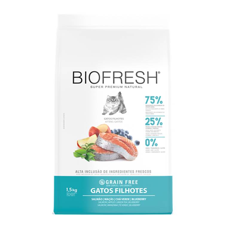 Ração Biofresh Gato Filhote Salmão 1,5kg