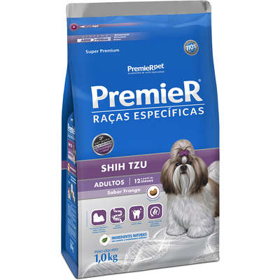 Ração Premier Raça Específica Shih Tzu Adulto Frango 1kg