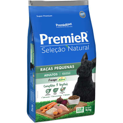 Ração Premier Seleção Natural Cão Adulto Raças Pequenas 10,1kg