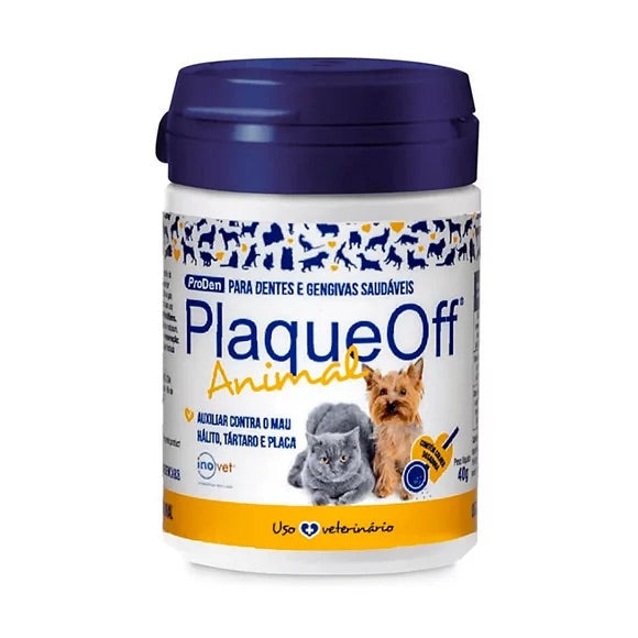 Suplemento Nutricional PlaqueOff para Cães e Gatos 40g