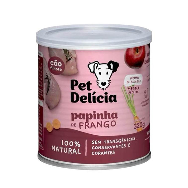 Alimento Natural Pet Delícia Cães Papinha de Frango 320g