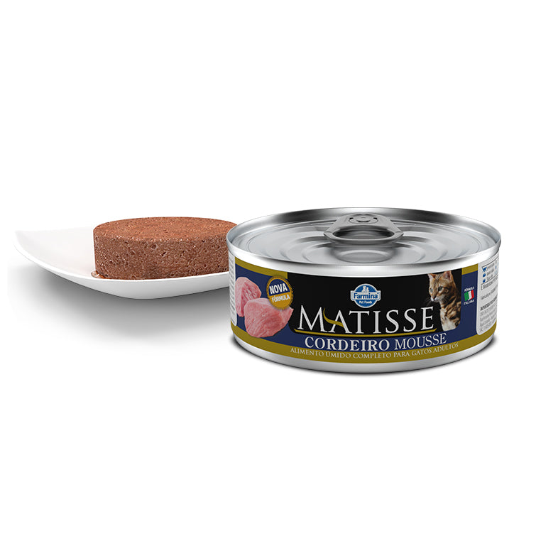 Alimento Úmido Farmina Matisse Gatos Adultos Cordeiro 85g