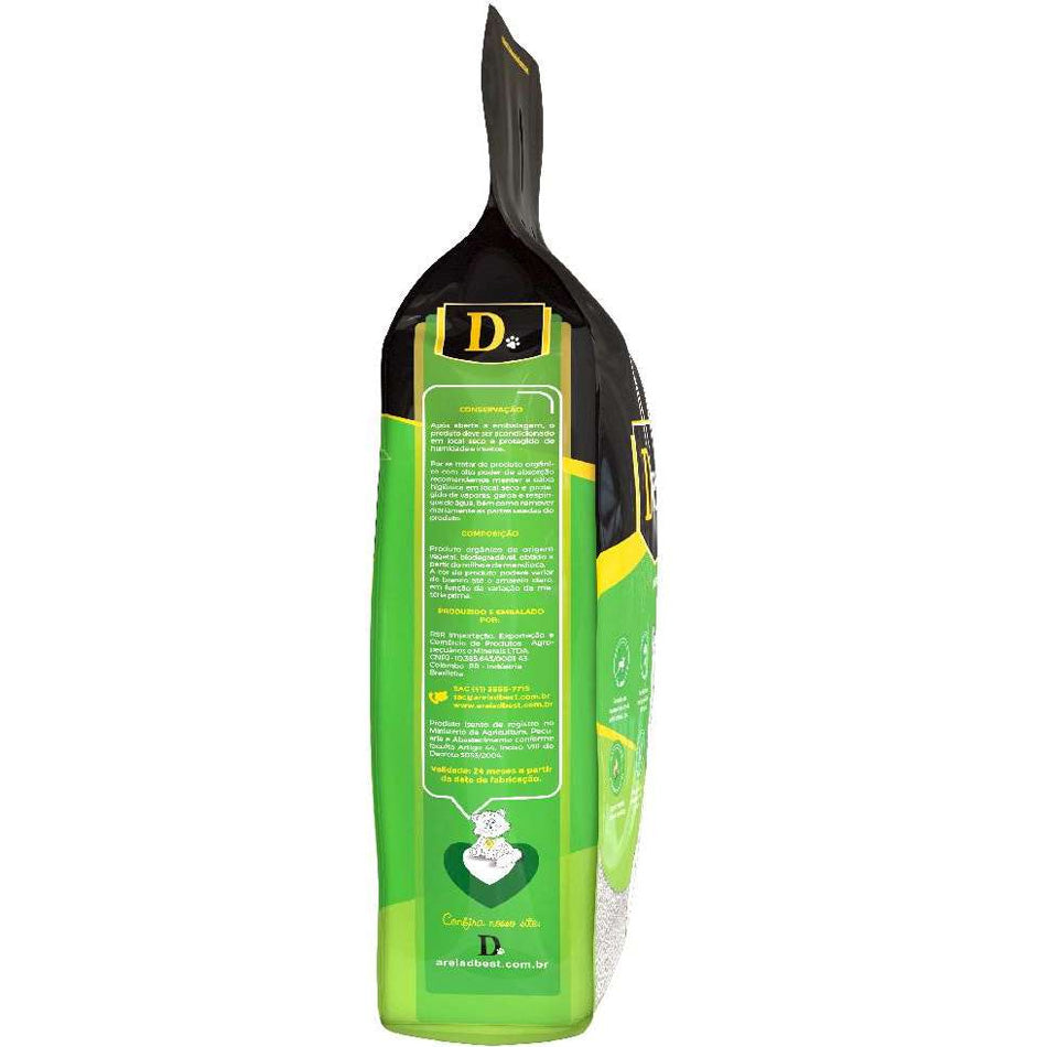 Areia Higiênica Biodegradável Dbest Bio Fina 2kg
