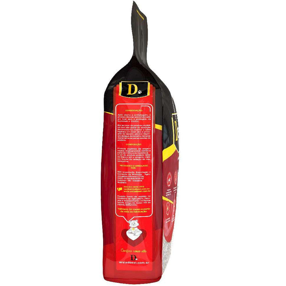 Areia Higiênica Biodegradável Dbest Bio Grossa 2kg