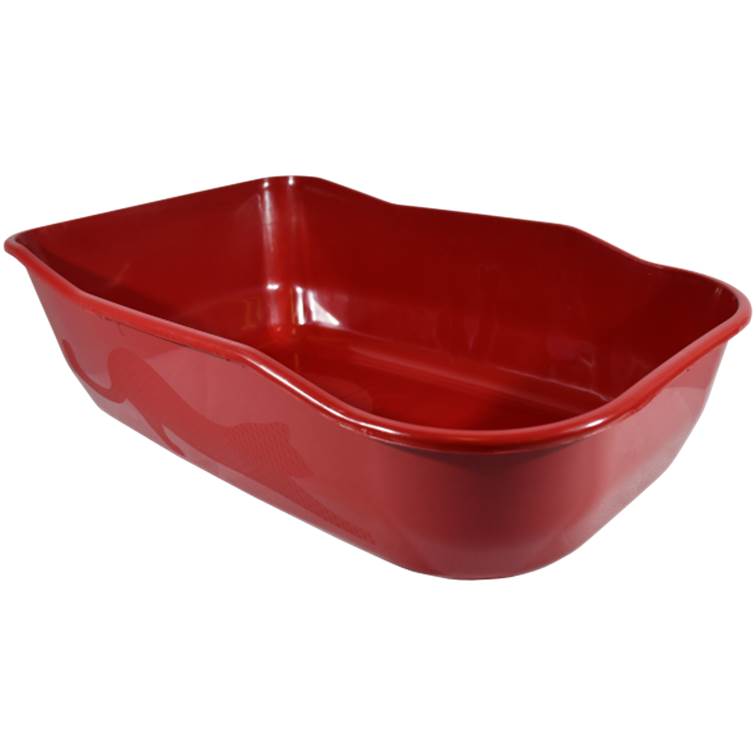 Bandeja Sanitária para Gatos DuraCat Luxo Vermelho