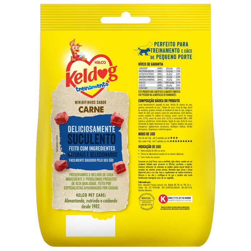 Bifinho Keldog Mini Carne para Cães 500g