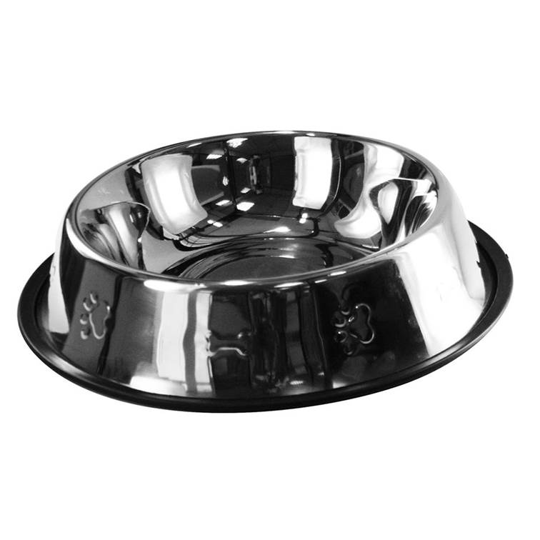 Comedouro Meu Pet Inox Embossed 470ml