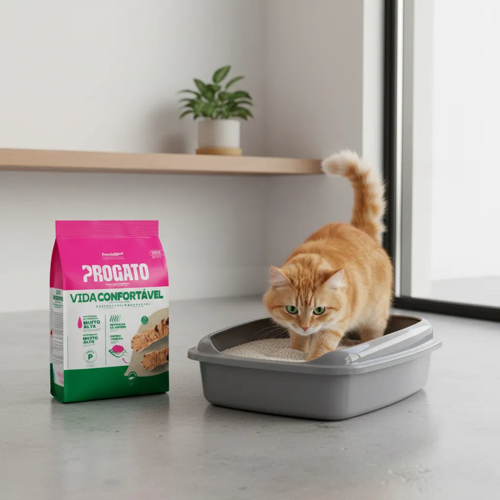 Granulado Higiênico Biodegradável ProGato Vida Confortável 10kg