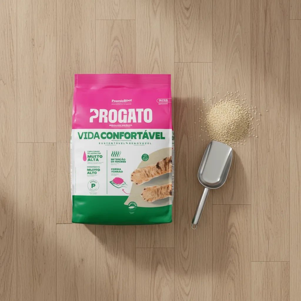 Granulado Higiênico Biodegradável ProGato Vida Confortável 10kg