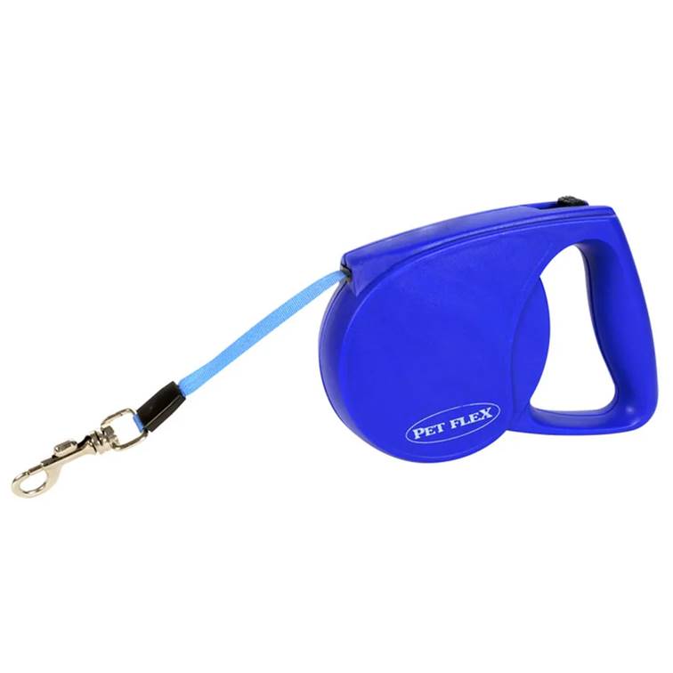 Guia Retrátil Pet Flex Premium Azul até 25kg