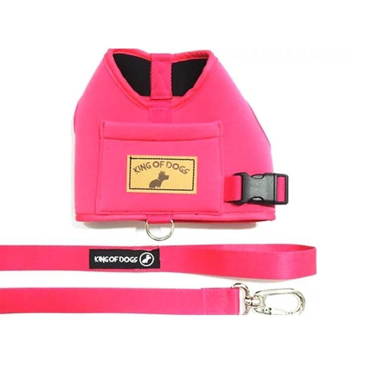 Peitoral Hug King Of Dogs Barbie Pink XM