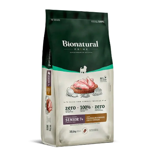 Ração Bionatural Prime Cães Sênior 7+ Raças Pequenas Frango 2,5kg