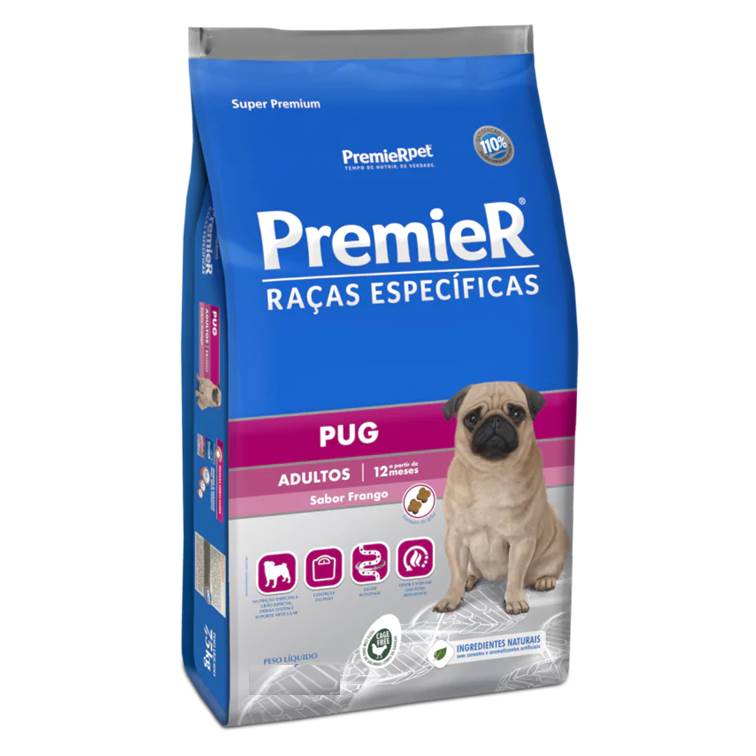 Ração Premier Raça Específica Pug Adulto 1kg