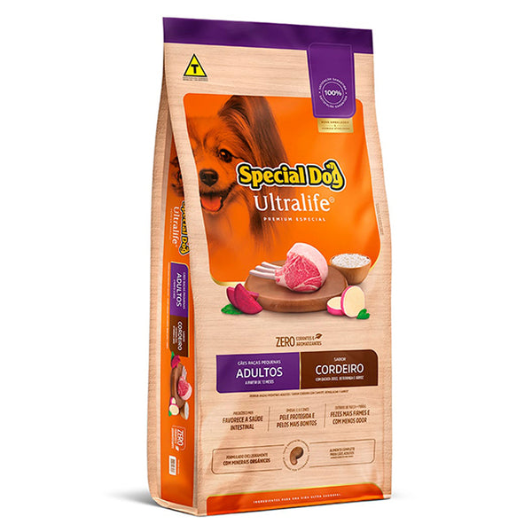 Ração Special Dog Ultralife Cães Raças Pequenas Adulto Cordeiro 15kg