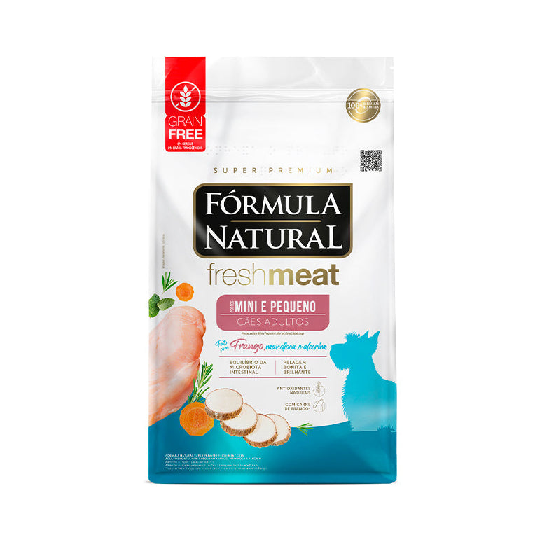 Ração Fórmula Natural Fresh Meat Cães Adultos Raças Pequenas e Mini 10,1kg