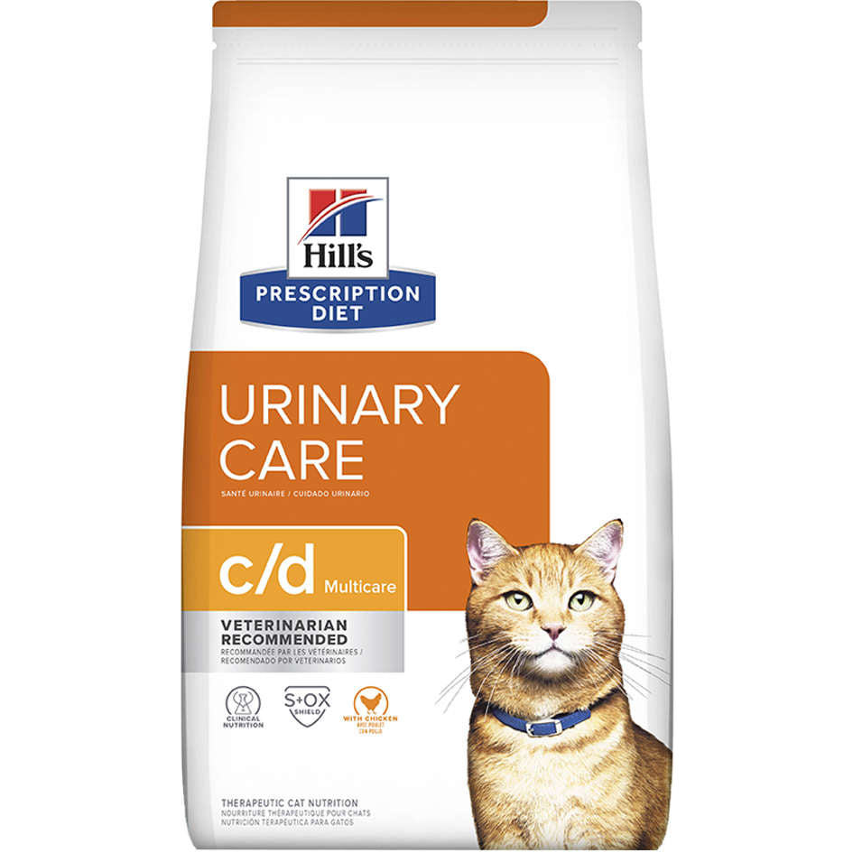 Ração Hills Prescription Diet C/D Multicare Cuidado Urinário para Gatos Adultos 1,81kg