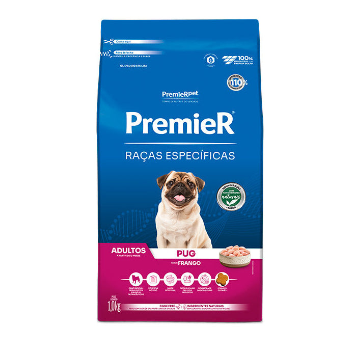 Ração Premier Raça Específica Pug Adulto 1kg