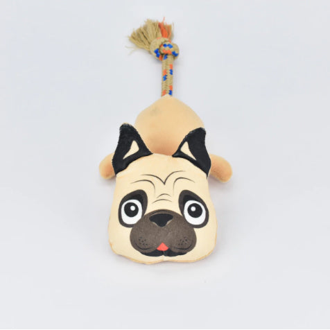 Brinquedo com Corda Ferpa Pets Cachorro Pug